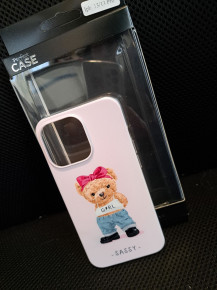 Луксозен силиконов гръб ТПУ Perfect Case за Apple iPhone 13 Pro 6.1 Bear girl 